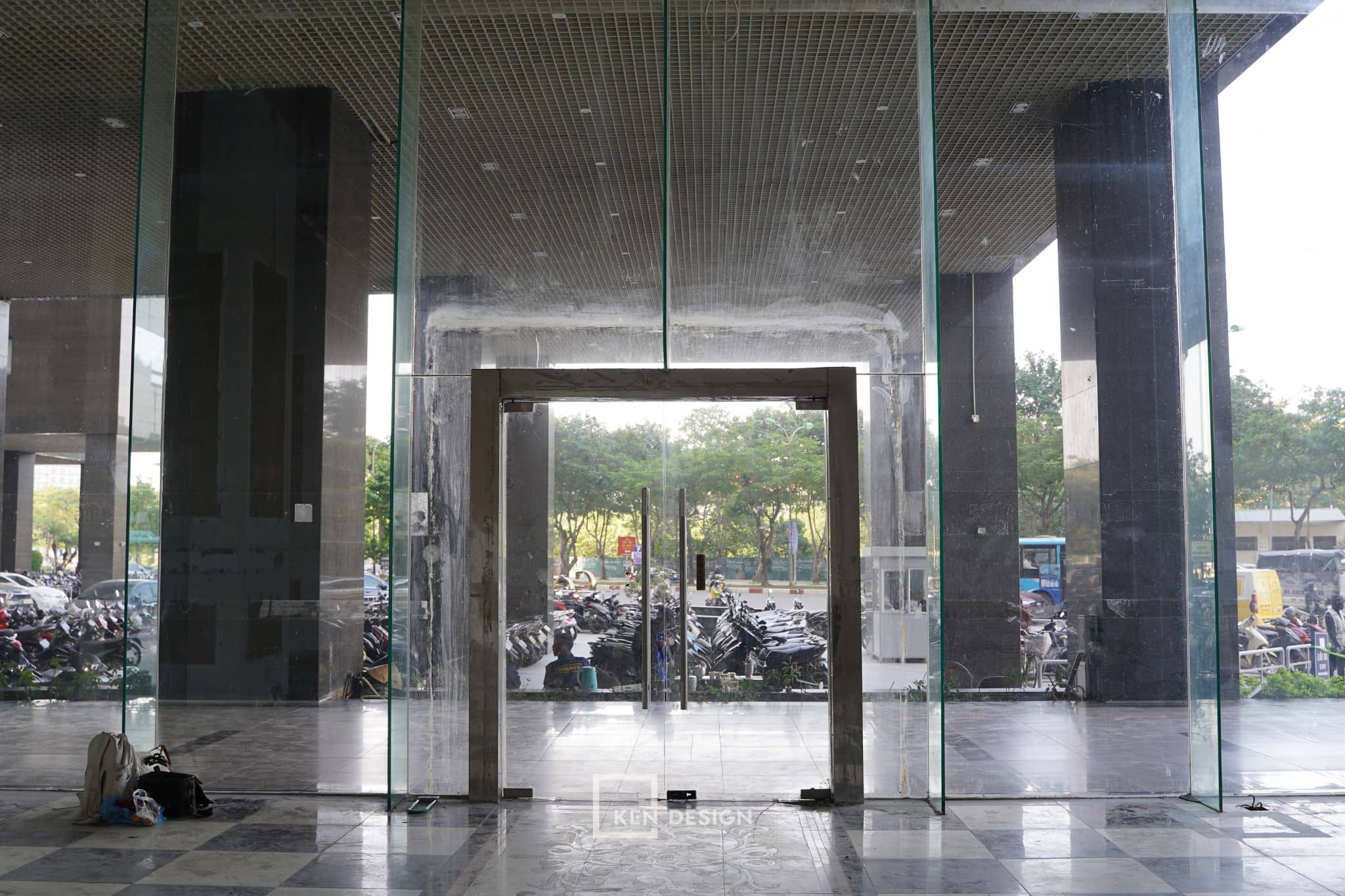 mặt bằng mô hình cafe coworking